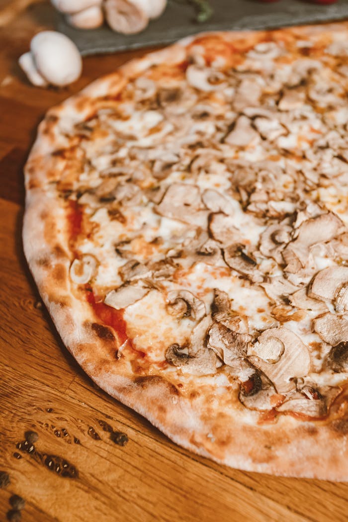 Pizza in Close Up Photography